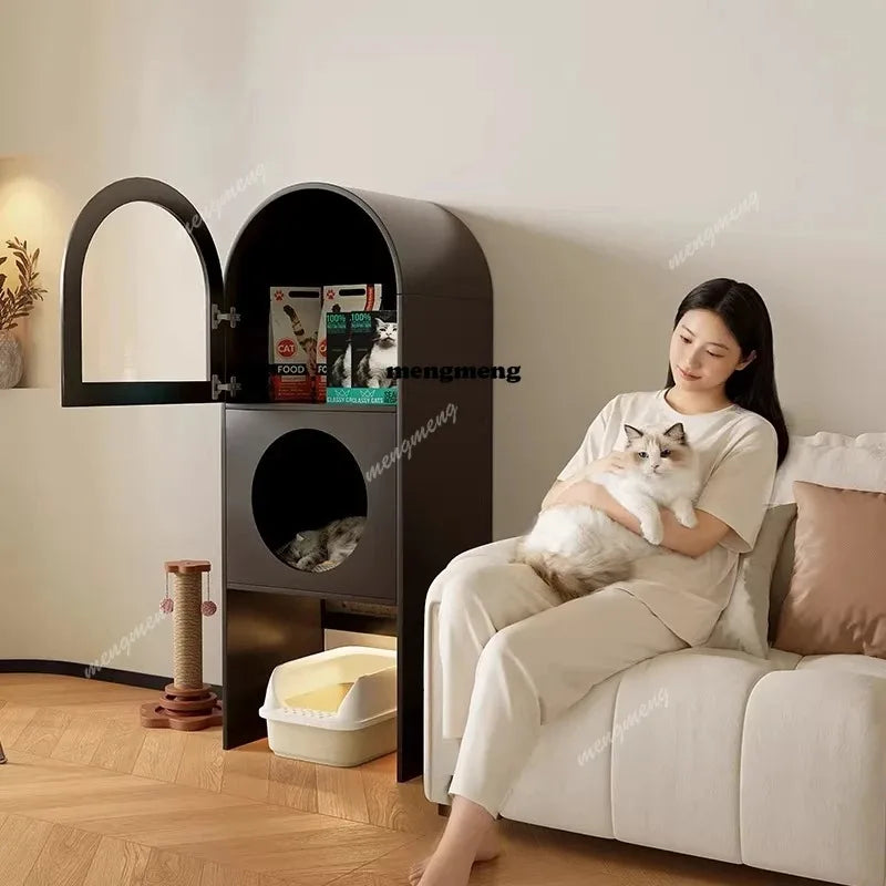 Cat nest Pet products Storage integrated locker Household indoor cat villa Sofa side locker