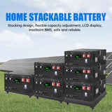 DIY 48V LiFePO4 Battery Obudowa Box Case with JK 16S 200A Smart BMS Kits V19 2A Active Balancer Home Energy Storage System