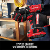V20 Cordless Hammer Drill Kit 1/2 inch 2 Batteries and Charger Included CMCD711C2
