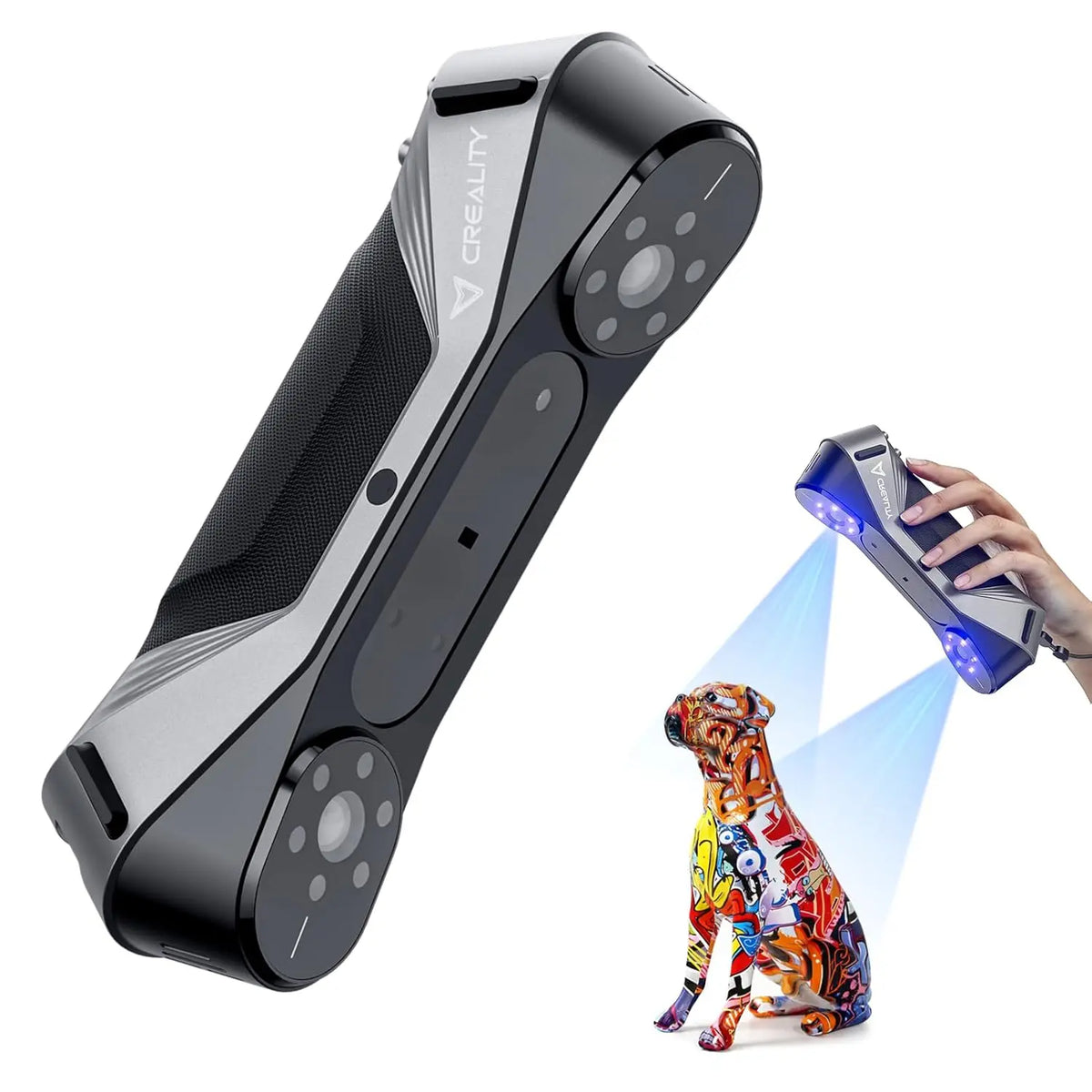 Creality 3D Scanner CR-Scan Raptor 0.02 mm Accuracy Multiple-line Blue & NIR Consumer 3D Scanner Scanning Up to 60FPS Scanning