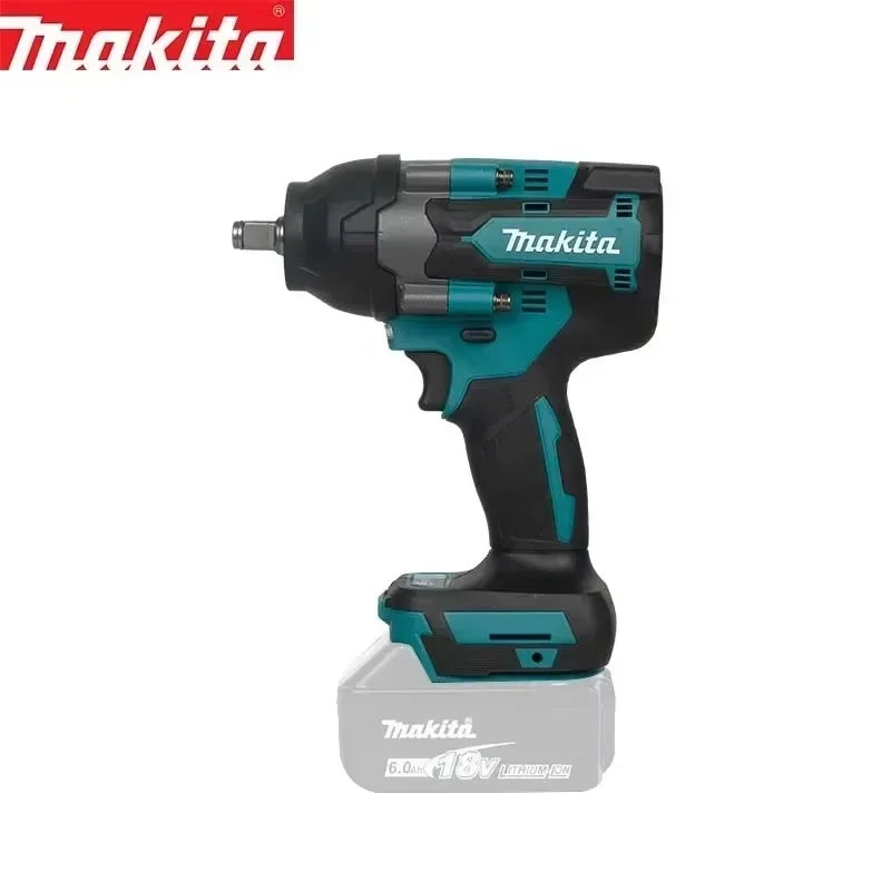 Makita DTW700 Cordless Impact Wrench 18V Brushless Motor 1000Nm Variable Speed Electric Wrench High Effieiency Durable Auto Stop