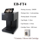 Evebot Multicolor Coffee Drink Printer Color Printer Suitable for Printing Pictures 600dpi 7-inch Touch Screen