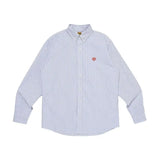 Humanmade Oxford Long Sleeve Shirt Autumn City Boy Casual Embroidered Unisex Top