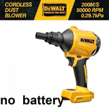 Dewalt Cordless Air Dust Removal Gun Brushless Air Blower With Nozzle Multifunction Dusting Machine Inflator For Dewalt 20V