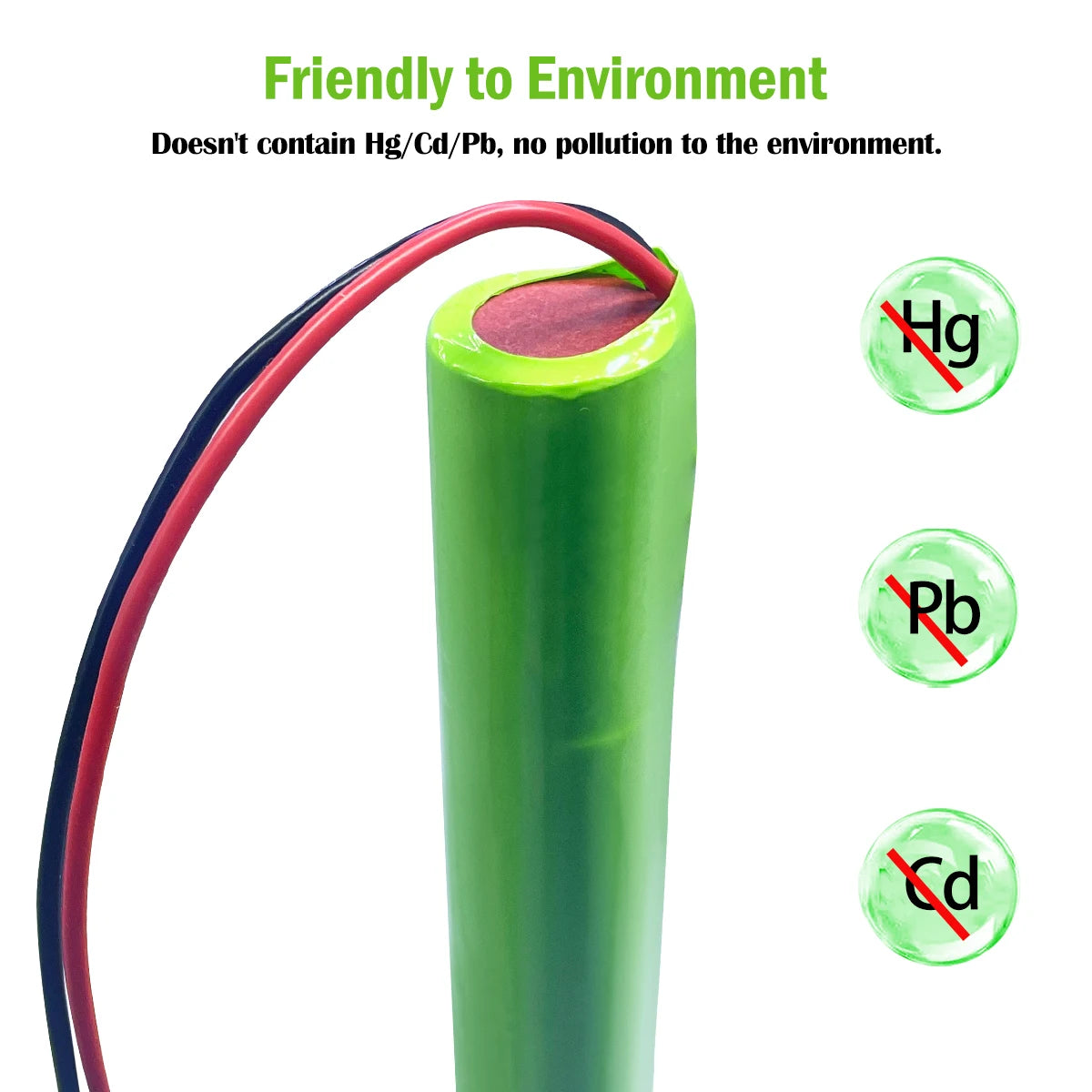 FMA 12V Ni-Cd Ni-MH 1.2-3Ah Rechargeable Battery for SunSetter Solar Blind Solar Energy Storage Durable