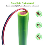 FMA 12V Ni-Cd Ni-MH 1.2-3Ah Rechargeable Battery for SunSetter Solar Blind Solar Energy Storage Durable