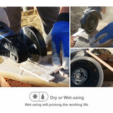 SHDIATOOL 10pcs Super-Thin Diamond Turbo Blades Cutting Ceramic Tile Granite Disc Saw Blade Cutter Marble Diameter 4" 4.5" 5"