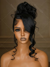 Glueless 5x5 Lace Frontal Wig Body Wave 13x4 5x5 Lace Front Human Hair Wigs 12A Brazilian Virgin Hair Invisi Strap Snug Fit