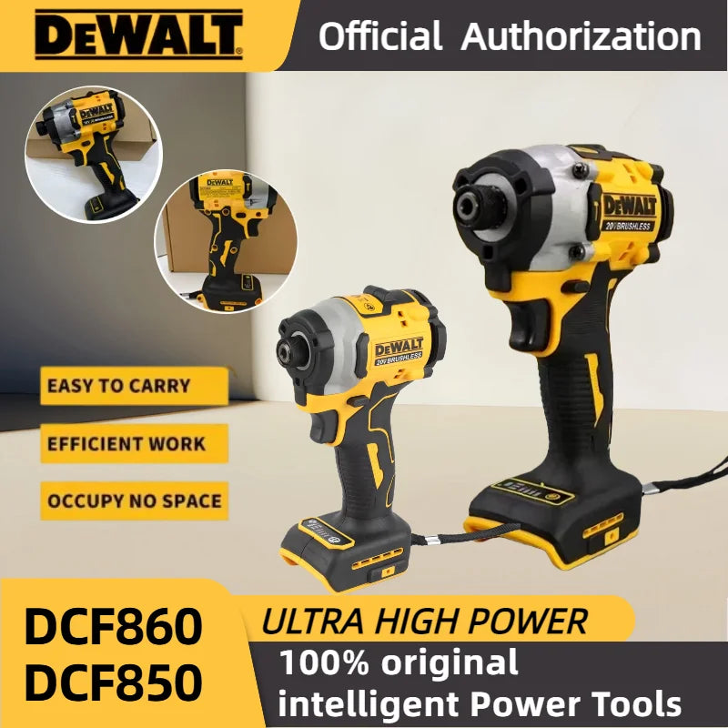 DeWalt DCF860 20V Rechargeable Cordless Electric Screwdriver, Lithium-Ion Battery, Power Tools, High Torque Original drill press