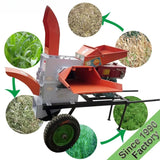 Weiwei animal feed straw chopper, silage hay husk cutter grain corn grinder, grass crop cutter