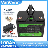 VariCore 12V/12.8v 340Ah 360Ah 200Ah 180Ah 120Ah LiFePO4 Battery Lithium Iron Phosphate Batteries Travel Camp 14.6v Golf Cart
