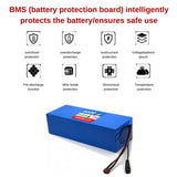 48V 100ah 13s5p Lithium Battery Pack 48v 100000mAh 250W-2000W Citycoco Motorized Scooter Batteries Built in 50A BMS