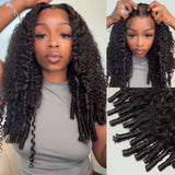 Glueless 7X5 Lace Burmese Curly Wear And Go Human Hair Wigs For Women Deep Wave Curly 13x6 HD Frontal Human Hair Quality On Sale