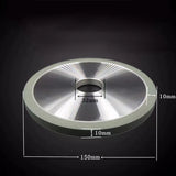 Diamond Grinding Wheel P150*10*10 Grinding Turning Tool Steel Alloy Tool Drill Bit Milling Cutter