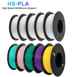 KINGROON High Speed PLA Filament 1.75mm New HS-PLA 3D Printer Filament For 30-500mm/s Fast Printing Rapid PLA 5kg 10kg Mix Color