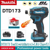 Makita DTD173 18V Cordless Impact Driver 180 N.m Brushless Electric Drill Screwdriver LED Light Multi-function Household To