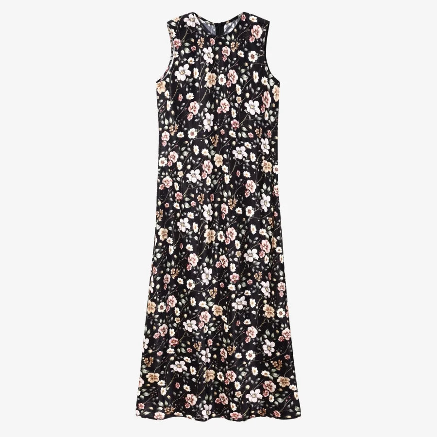 AS 2025 spring summer elegance satin dress + knitted top match set maxi floor length woman clothes