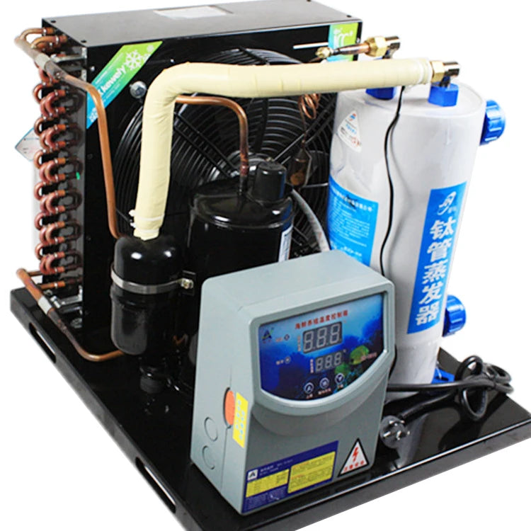 Seafood Cylinder 2P Chiller Fish Pond Aquarium Industrial Water CoolingWater Chiller System