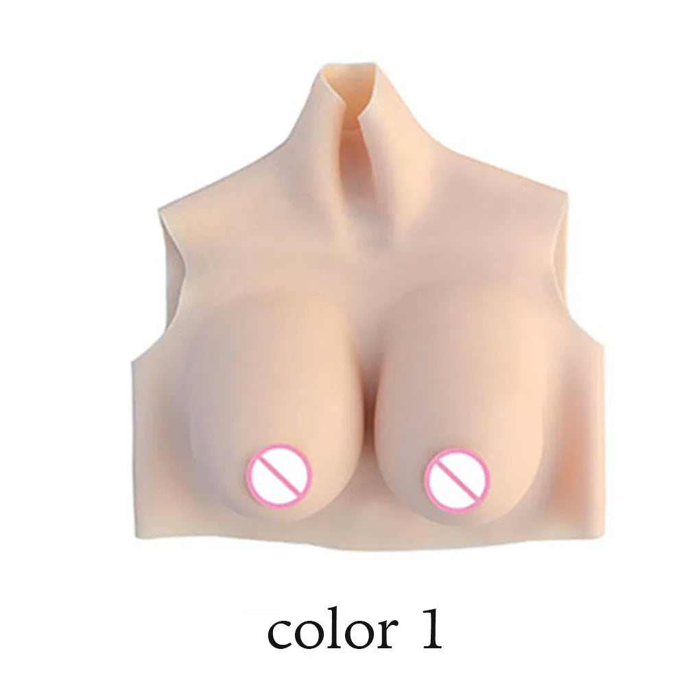 Crossdresser Silicone Fake Women Body Boobs Breast Forms Lightweight Version Thin Version Cosplay Drag Queen Cross Dressing