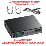 H7BE UPS Battery Backup for LED Light WiFi Camera Routers Speaker 3x5.5x2.1mm Output 9000mAh/10400mAh/18000mAh Energy