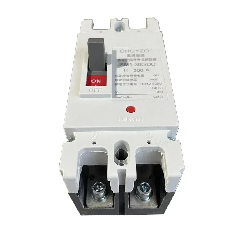 1/2Poles 300A 400A 500A 600A DC MCCB 12V 24V 36V 48V 96V 120V Solar Cells RV Yacht Battery Automatic Protection Switch
