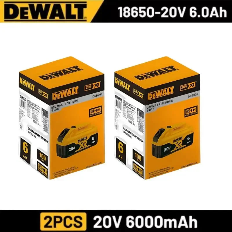6Ah 9Ah DeWALT 100% Original Battery 20V/60V MAX FlexVolt for DCB606 DCB205 DCB206 DCB209 DCB182 Power Tool with Battery