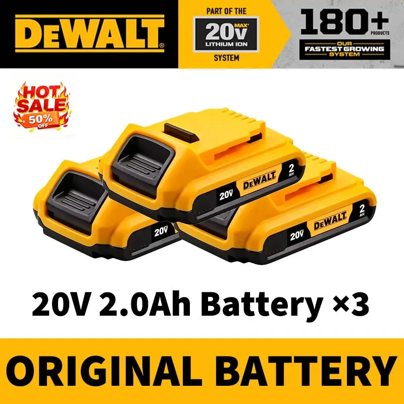 DEWALT 100% Original 20V 5AH Power Tool Battery 60V 9AH Flexvolt Battery Charger Combo DCB206 DCB205 DCB202 DCB609 DCB200 DCB184