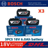 100% Original Bosch 18V Battery, 6000mAh Backup Batteries, Draadloze Professional System, BAT609 BAT618 GBA18V80 Tool