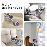 YISORA Cordless Vacuum Cleaner, 40Kpa 55Mins Running Time Wireless Vacuum Cleaner with Touchscreen for Pet Hair, Carpet