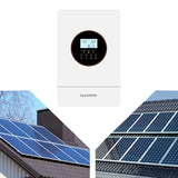 ECGSOLAX 6.2KW Solar Hybrid Inverter 220Vac 48V Built-in MPPT 120A Charging Controller Parallel MPPT Hybrid Solar inverter BMS