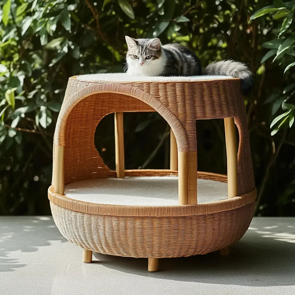 CL  frame toy integrated cat nest small sisal household cat scratching board shelf climbing column supplies