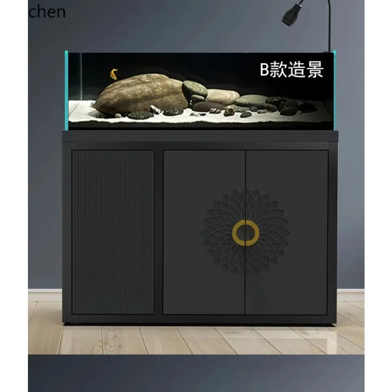 LYY   Grass Tank Bottom Filter Aquarium Household Dry Wet Glass Stream