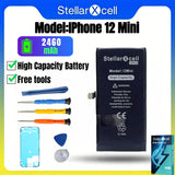 High Cpacity Cell + 7037 TI Ultra Battery Replacement for iPhone StellarXcell11 13mini 15 IP14 Pro Max 12 16 16pro 16promax