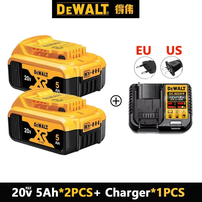 DeWALT MAX FlexVolt 20V/60V Original Battery 6Ah 9Ah Compatible with DCB606 DCB205 DCB206 DCB209 DCB182 Power Tool for 20V Tools