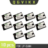 QGVIKX LP E6NH Compatible with Canon EOS R7 7.4V 2600mAh POWER BATTERY CAPACITY 19.24Wh 2-Pack Battery and Triple Slot Charger