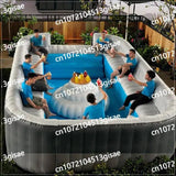 Equipped with Portable Lounge Chairs, Commercial Custom Inflatable Sofa Pool Set,