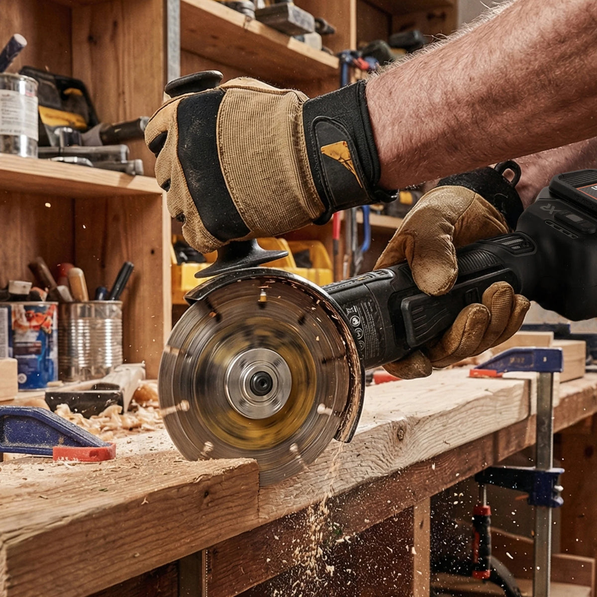 DEWALT 20V Cordless Angle Grinder 800W Power 125mm Wheel with Detachable Auxiliary Handle for Heavy Duty Industrial Jobs tools
