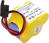 (5-Pack) BR-2/3AGCT4A 6V PLC Battery for FANUC A98L-0031-0025 CNC System (Black Connector)