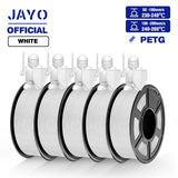 JAYO PETG Filamanet 1.75MM 5Rolls/set 3D Printer Filament PETG Neatly Wound 3D Printing Material For FDM 3D Printer