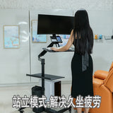 Bedside lazy computer suspension bracket table household desktop bedside table mobile e-sports space cockpit multi-function