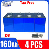 1-16PCS 3.2V 160Ah LiFePO4 New Grade A Battery Lithium Iron Phosphate For DIY 12V 24V Car Motor Batteries Modification Duty-free