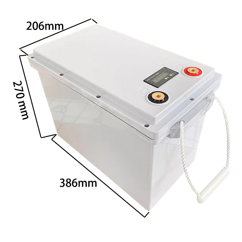280Ah 320Ah 90Ah 105Ah Box Lifepo4 Battery Storage Boxes Screw type12V Solar Cells Case RV Yacht Battery Storage Plastic Case