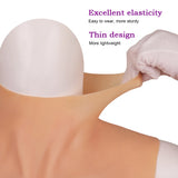 Thin Silicone Fake Boobs Breast Forms Breastplate for Cosplay Dragqueen Crossdressing Crossdresser