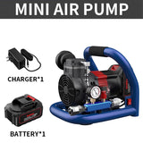 Lithium battery small air compressor Mini air pump Portable air compressor Car air pump Woodworking air pump