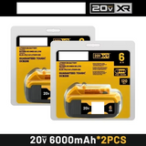100% Original 20V 5.0Ah MAX Battery Power Tool Replacement for DeWalt DCB184 DCB181 DCB182 DCB200 20V 5A 6A 18Volt 20v Battery.