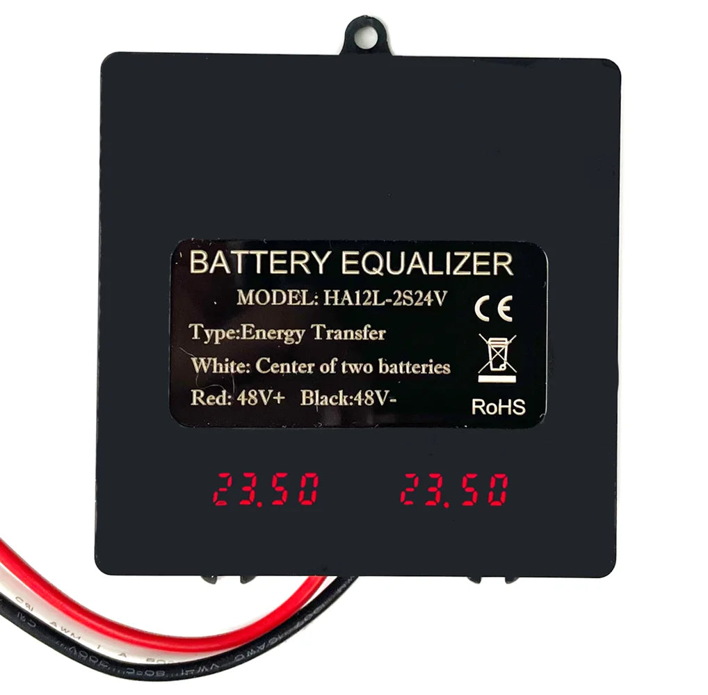 48V Battery Balancer Equalizer for 2x24V Battery System Voltage Equalizer HA12L-2S24V