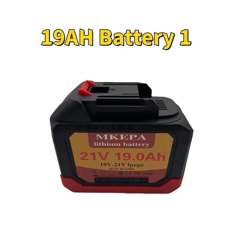 21V 11.0Ah/19.0Ah22.0Ah New Large Capacity Electric Tool Battery Replacement, Suitable for Makita Electric Screwdriver Drill