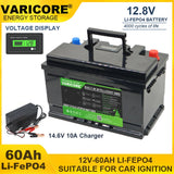 VariCore 12V/24V/36V/48V 360Ah 340Ah 180Ah 100Ah 120Ah LiFePO4 Battery for 4s 8s 10s 16s Solar Touring Car Golf Cart Duty-free