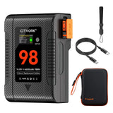 V Mount Battery V Lock BP-229 BP Portable Bateria with PD 65W Fast Charge Port for Sony Camcorder Camera Video Light Blackmagic