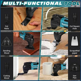 Makita Brushless Quick Release Oscillating Cordless  Multi-Functional Electric Trimmer Quick-Change Compatible Tool